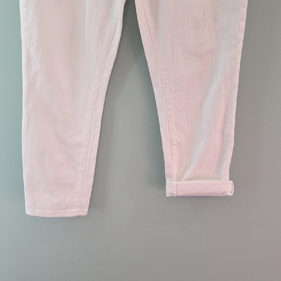 Cosmic Blue Love White Boyfriend Jeans Women's Size 30 - Picture 6 of 12